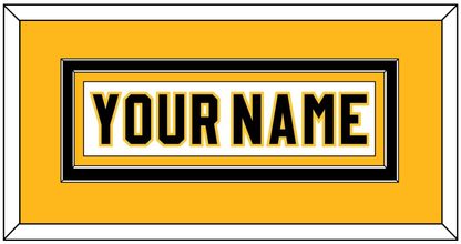 Pittsburgh Nameplate - Home White (1980-1981) - Signature Tier 3