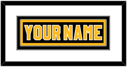 Pittsburgh Nameplate - Road Black (1980-1981) - Signature Tier 1