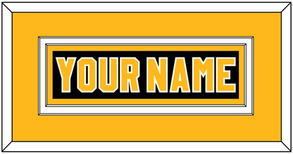 Pittsburgh Nameplate - Road Black (1980-1981) - Signature Tier 3