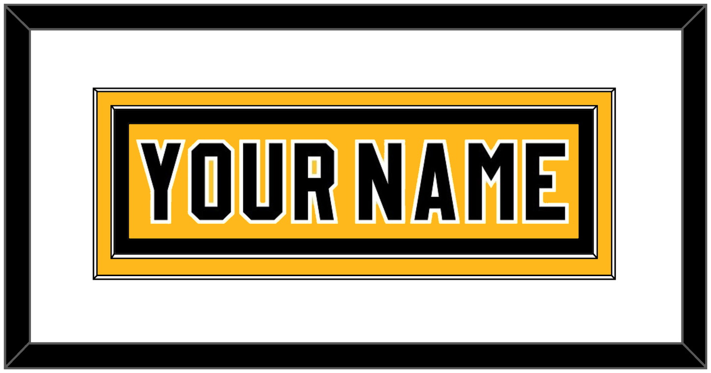 Pittsburgh Nameplate - Alternate Gold (1980-1981) - Signature Tier 1
