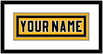 Pittsburgh Nameplate - Alternate Gold (1980-1981) - Signature Tier 1