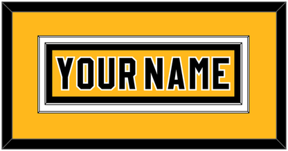 Pittsburgh Nameplate - Alternate Gold (1980-1981) - Signature Tier 2