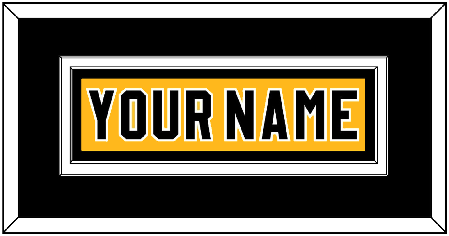 Pittsburgh Nameplate - Alternate Gold (1980-1981) - Signature Tier 3