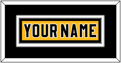 Pittsburgh Nameplate - Alternate Gold (1980-1981) - Signature Tier 3