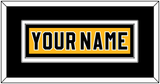Pittsburgh Nameplate - Alternate Gold (1980-1981) - Double Mat 3