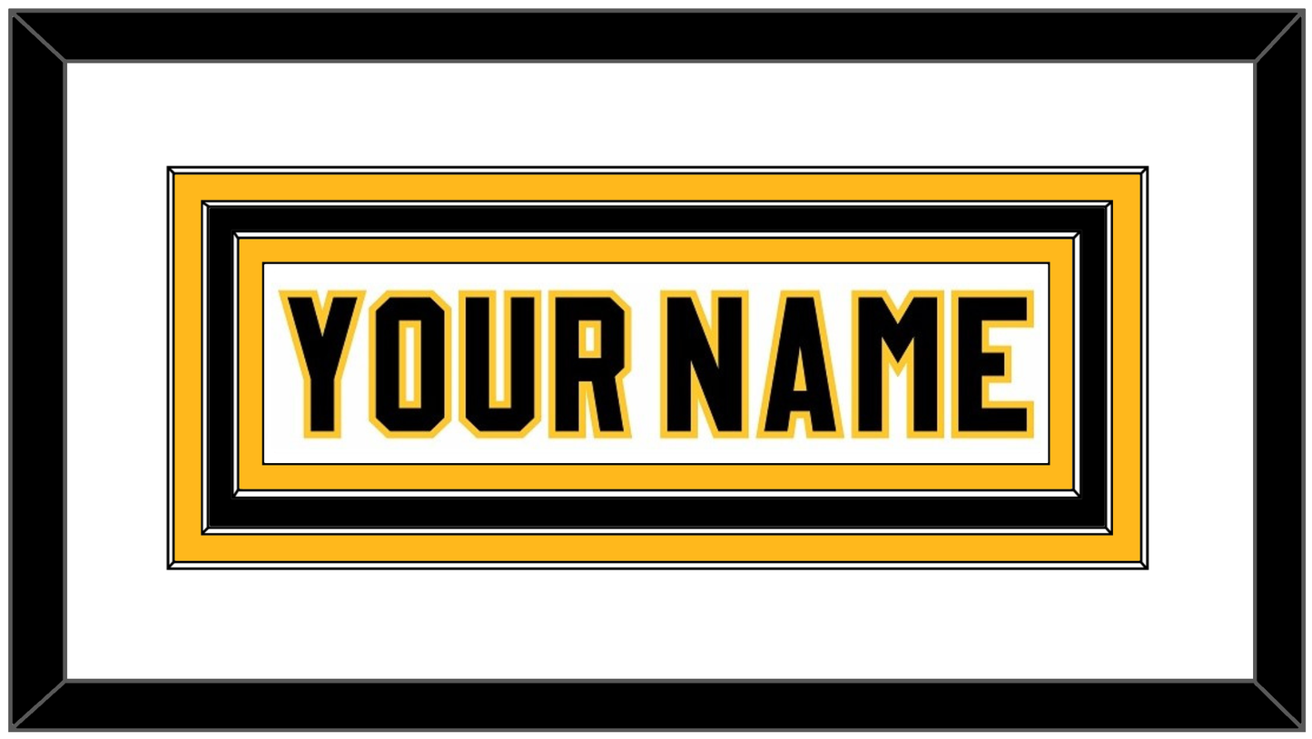 Pittsburgh Nameplate - Home White (1980-1981) - Premier Tier 1