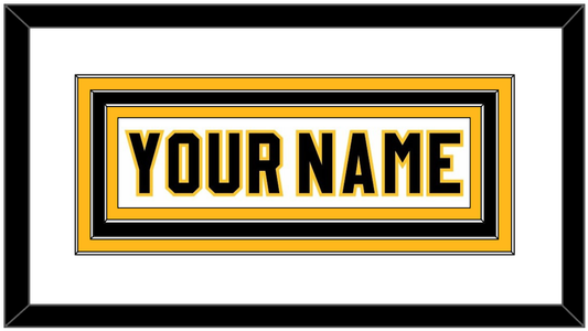 Pittsburgh Nameplate - Home White (1980-1981) - Premier Tier 1