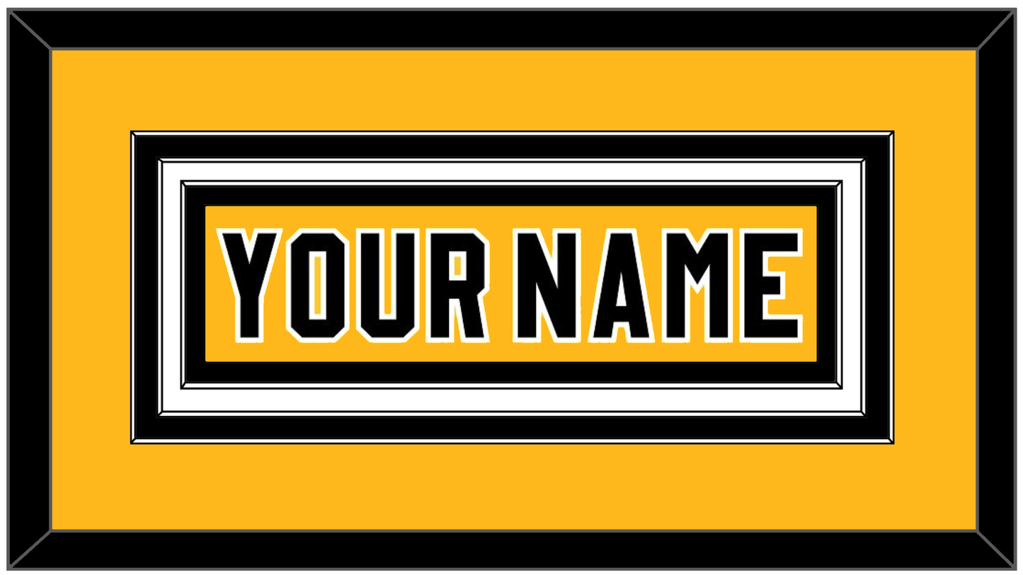Pittsburgh Nameplate - Alternate Gold (1980-1981) - Premier Tier 1