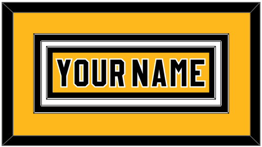 Pittsburgh Nameplate - Alternate Gold (1980-1981) - Premier Tier 1