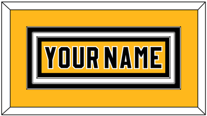 Pittsburgh Nameplate - Alternate Gold (1980-1981) - Premier Tier 1