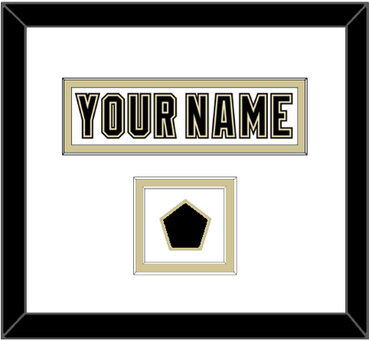 Pittsburgh Nameplate & Logo Patch - White Jersey (2002-2007) - Signature Tier 1