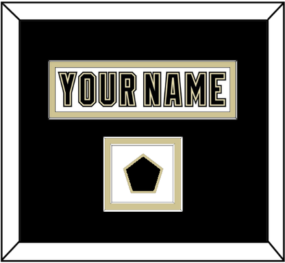Pittsburgh Nameplate & Logo Patch - White Jersey (2002-2007) - Signature Tier 3