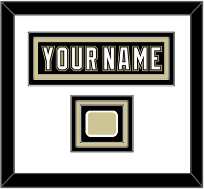 Pittsburgh Nameplate & Logo Patch - Black Jersey (2000-2007) - Premier Tier 1
