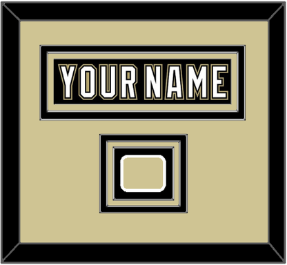 Pittsburgh Nameplate & Logo Patch - Black Jersey (2000-2007) - Premier Tier 2