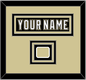 Pittsburgh Nameplate & Logo Patch - Black Jersey (2000-2007) - Triple Mat 2