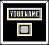 Pittsburgh Nameplate & Logo Patch - Black Jersey (2000-2007) - Triple Mat 3