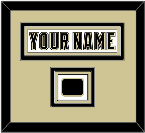 Pittsburgh Nameplate & Logo Patch - White Jersey (2002-2007) - Triple Mat 2