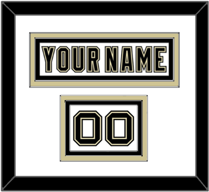 Pittsburgh Nameplate & Number (Shoulder) - White Jersey (2002-2007) - Premier Tier 1