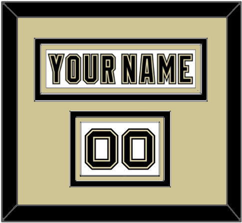 Pittsburgh Nameplate & Number (Shoulder) - White Jersey (2002-2007) - Premier Tier 2