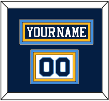 Pittsburgh Nameplate & Number (Shoulder) - Road Blue (1977-1980) - Premier Tier 2