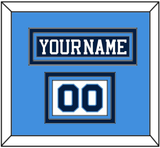 Pittsburgh Nameplate & Number (Shoulder) - Road Blue (1977-1980) - Triple Mat 3