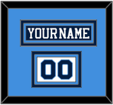 Pittsburgh Nameplate & Number (Shoulder) - Road Blue (1977-1980) - Triple Mat 3