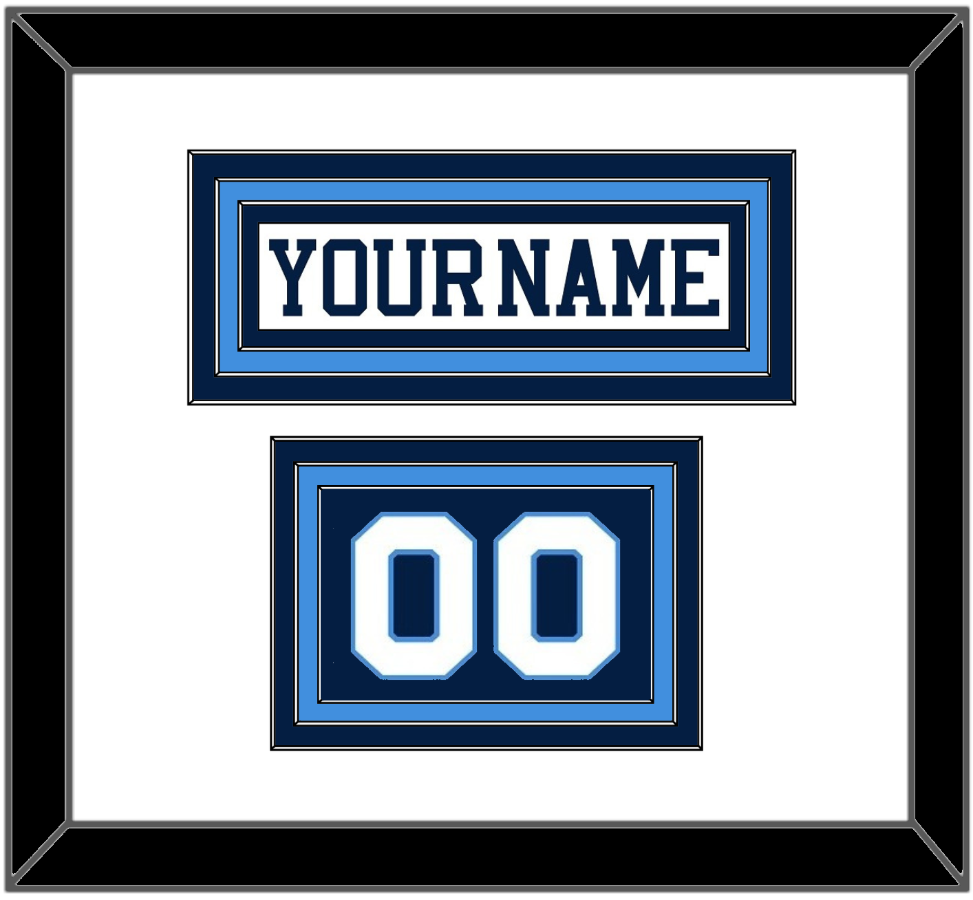 Pittsburgh Nameplate & Number (Shoulder) - Home White (1977-1980) - Premier Tier 1