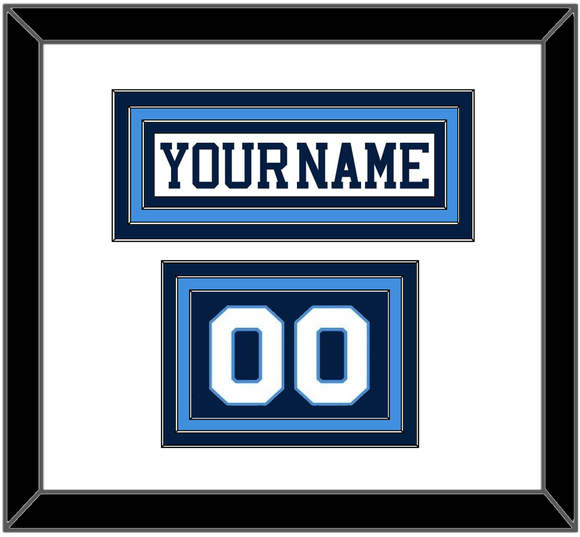 Pittsburgh Nameplate & Number (Shoulder) - Home White (1977-1980) - Triple Mat 1