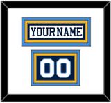 Pittsburgh Nameplate & Number (Shoulder) - Home White (1977-1980) - Triple Mat 2