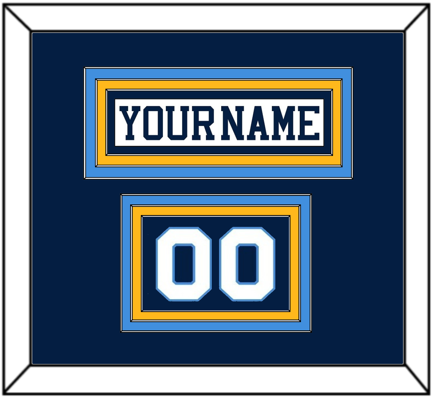 Pittsburgh Nameplate & Number (Shoulder) - Home White (1977-1980) - Premier Tier 3