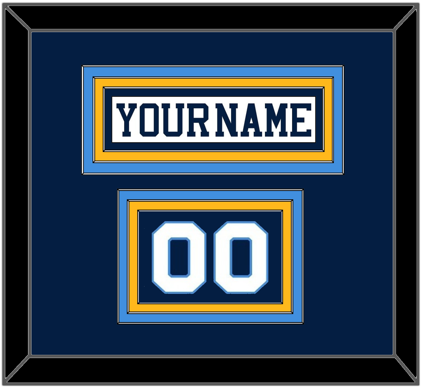 Pittsburgh Nameplate & Number (Shoulder) - Home White (1977-1980) - Premier Tier 3