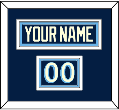 Pittsburgh Nameplate & Number (Shoulder) - Alternate Blue (2011-2013) - Premier Tier 2