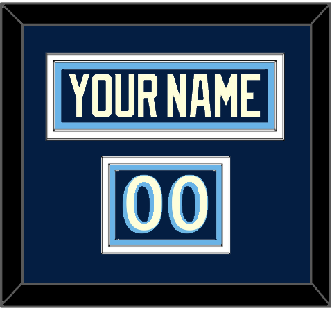Pittsburgh Nameplate & Number (Shoulder) - Alternate Blue (2011-2013) - Premier Tier 2