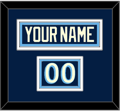 Pittsburgh Nameplate & Number (Shoulder) - Alternate Blue (2011-2013) - Premier Tier 2