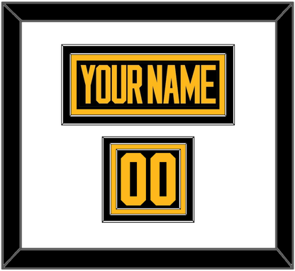 Pittsburgh Outdoor Game Nameplate & Shoulder Number
