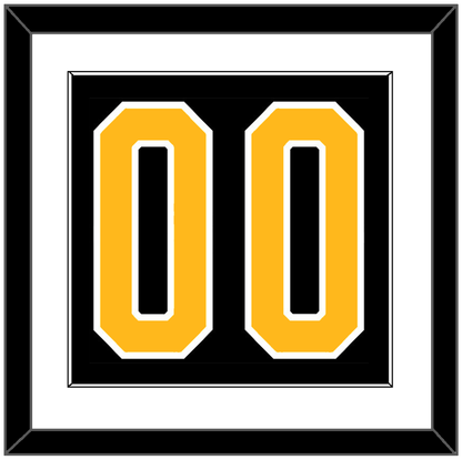 Pittsburgh Number (Back) - Road Black (1980-1981) - Essential Tier 1