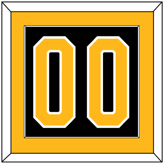 Pittsburgh Number (Back) - Road Black (1980-1981) - Essential Tier 2