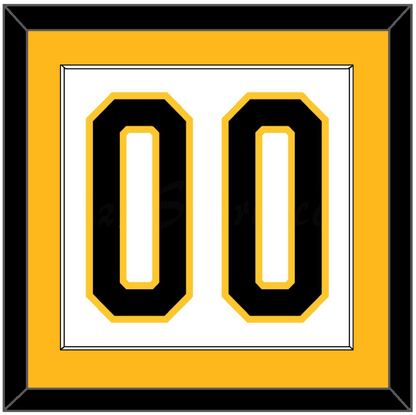 Pittsburgh Number (Back) - Home White (1980-1981) - Essential Tier 2