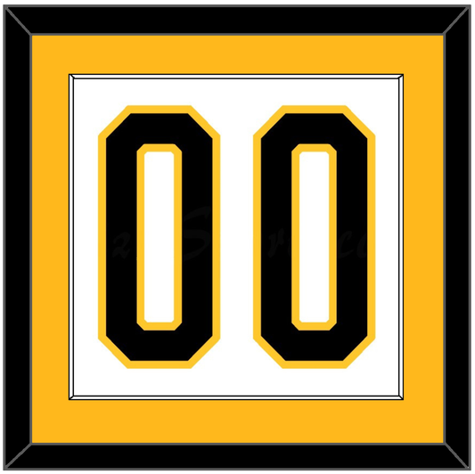 Pittsburgh Number (Back) - Home White (1980-1981) - Essential Tier 2