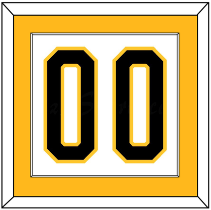 Pittsburgh Number (Back) - Home White (1980-1981) - Essential Tier 2