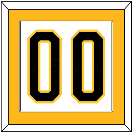 Pittsburgh Number (Back) - Home White (1980-1981) - Essential Tier 2