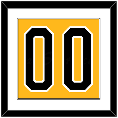 Pittsburgh Number (Back) - Alternate Gold (1980-1981) - Essential Tier 1