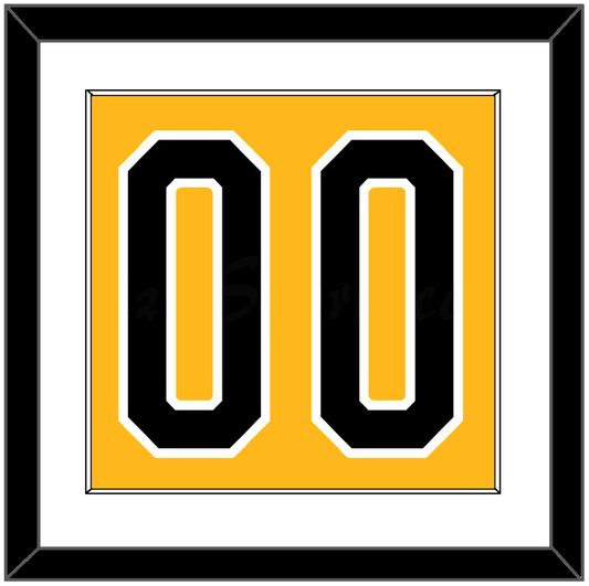 Pittsburgh Number (Back) - Alternate Gold (1980-1981) - Essential Tier 1