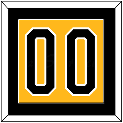 Pittsburgh Number (Back) - Alternate Gold (1980-1981) - Essential Tier 2