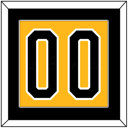 Pittsburgh Number (Back) - Alternate Gold (1980-1981) - Essential Tier 2