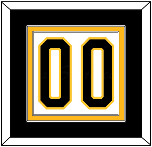 Pittsburgh Number (Back) - Home White (1980-1981) - Signature Tier 2