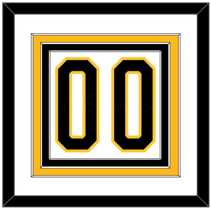Pittsburgh Number (Back) - Home White (1980-1981) - Premier Tier 1