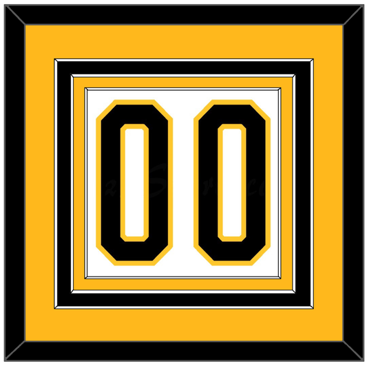 Pittsburgh Number (Back) - Home White (1980-1981) - Premier Tier 3