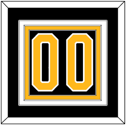 Pittsburgh Number (Back) - Road Black (1980-1981) - Premier Tier 2
