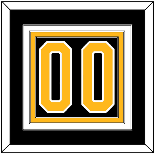 Pittsburgh Number (Back) - Road Black (1980-1981) - Premier Tier 2
